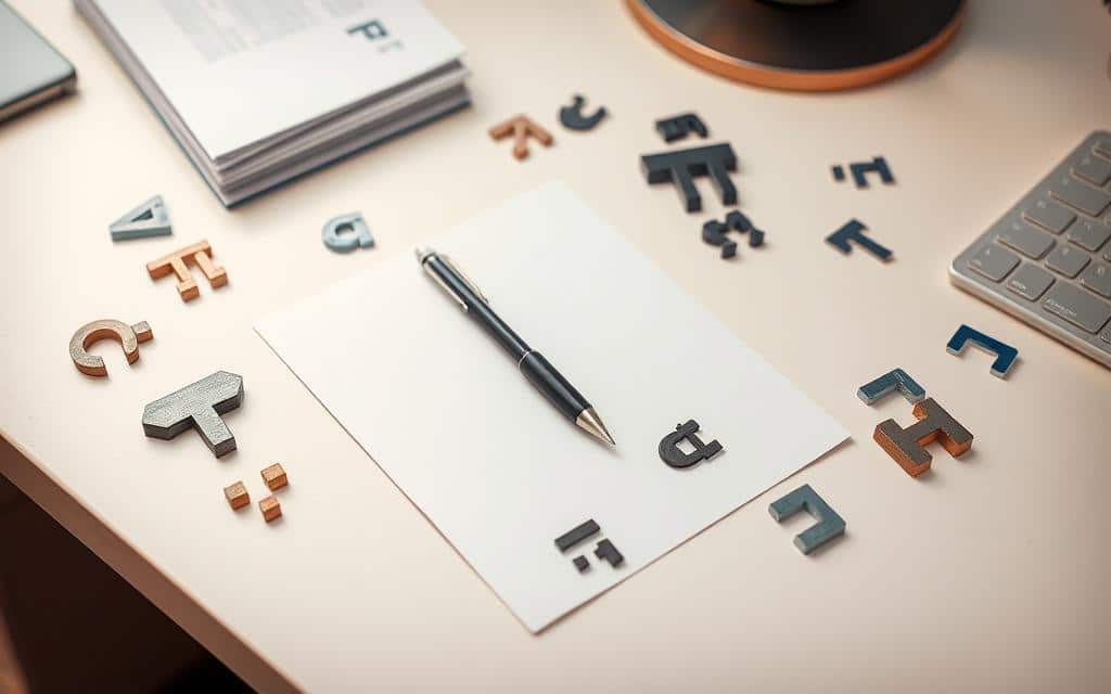 A clean, well-lit workspace with a neutral-colored surface. On the surface, a stack of papers, a pen, and various APA-style punctuation marks and brackets, meticulously arranged in an organized manner. The punctuation marks and brackets are in a range of sizes, colors, and materials, creating a visually engaging display. The lighting is soft and diffused, highlighting the details and textures of the objects. The overall mood is one of precision, attention to detail, and a focus on the nuances of academic citation formatting.