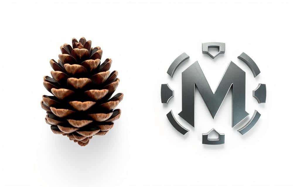 A high-resolution, detailed comparison of a pinecone and the open-source vector database Milvus. The pinecone, a natural cone-shaped structure, is depicted alongside the sleek, metallic Milvus logo, both evenly lit from above to highlight their distinct textures and forms. The background is a clean, minimalist white, allowing the two subjects to stand out in sharp focus. The image conveys a sense of technical precision, inviting the viewer to closely examine the similarities and differences between this organic data structure and the state-of-the-art AI database technology. A high-resolution, detailed comparison of a pinecone and the open-source vector database Milvus. The pinecone, a natural cone-shaped structure, is depicted alongside the sleek, metallic Milvus logo, both evenly lit from above to highlight their distinct textures and forms. The background is a clean, minimalist white, allowing the two subjects to stand out in sharp focus. The image conveys a sense of technical precision, inviting the viewer to closely examine the similarities and differences between this organic data structure and the state-of-the-art AI database technology.