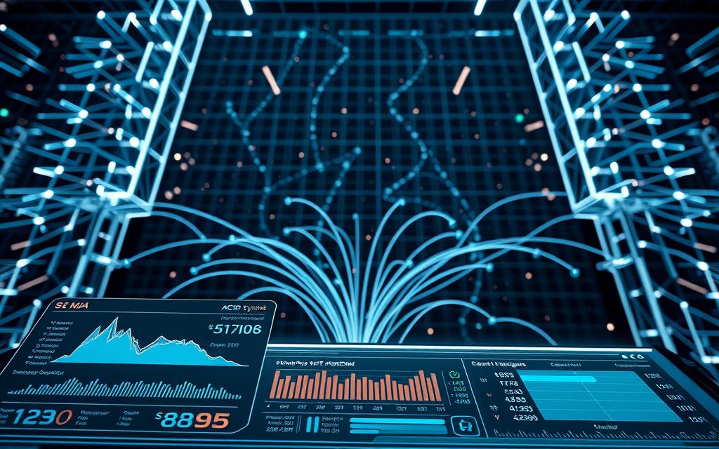 A meticulously engineered database interface, showcasing seamless ACID compliance and robust synchronization features. In the foreground, a clean, minimalist dashboard displays data integrity metrics and sync status indicators, bathed in a cool, futuristic glow. The middle ground features interconnected data streams, visualized as elegant lines and curves, emphasizing the fluid, real-time synchronization. In the background, a complex, abstract grid-like structure represents the underlying architectural framework, radiating a sense of technical sophistication. Soft, directional lighting casts subtle shadows, enhancing the depth and dimensionality of the scene. The overall atmosphere exudes a sense of reliability, efficiency, and technological prowess, perfectly suited to illustrate the key features of an embedded database solution. A meticulously engineered database interface, showcasing seamless ACID compliance and robust synchronization features. In the foreground, a clean, minimalist dashboard displays data integrity metrics and sync status indicators, bathed in a cool, futuristic glow. The middle ground features interconnected data streams, visualized as elegant lines and curves, emphasizing the fluid, real-time synchronization. In the background, a complex, abstract grid-like structure represents the underlying architectural framework, radiating a sense of technical sophistication. Soft, directional lighting casts subtle shadows, enhancing the depth and dimensionality of the scene. The overall atmosphere exudes a sense of reliability, efficiency, and technological prowess, perfectly suited to illustrate the key features of an embedded database solution.