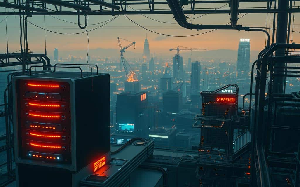 A serene, industrial landscape illuminated by warm, diffused lighting. In the foreground, a centralized database server hums softly, its blinking lights representing the continuous flow of data. Surrounding it, elegant data pipelines wind their way through the scene, capturing and transmitting information in real-time. In the middle ground, a diverse array of connected devices and systems, each contributing to the ever-evolving data ecosystem. The background fades into a softly blurred cityscape, hinting at the broader context in which this data capture system operates. The overall atmosphere conveys a sense of efficiency, interconnectivity, and the seamless integration of technology into modern life. A serene, industrial landscape illuminated by warm, diffused lighting. In the foreground, a centralized database server hums softly, its blinking lights representing the continuous flow of data. Surrounding it, elegant data pipelines wind their way through the scene, capturing and transmitting information in real-time. In the middle ground, a diverse array of connected devices and systems, each contributing to the ever-evolving data ecosystem. The background fades into a softly blurred cityscape, hinting at the broader context in which this data capture system operates. The overall atmosphere conveys a sense of efficiency, interconnectivity, and the seamless integration of technology into modern life.