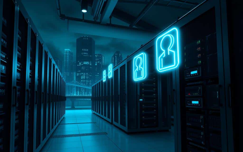 high-resolution image of a sleek database server rack, with neon-lit surrogate key icons hovering over the racks in a cool, futuristic atmosphere. The server racks are arranged in a clean, minimalist layout, with a soft blue-green lighting illuminating the scene. The surrogate key icons are rendered as glowing, transparent polygons, conveying the abstract, numerical nature of these database constructs. The background is a dark, moody cityscape, with skyscrapers and bridges visible in the distance, suggesting a powerful, interconnected system. The overall impression is one of technical elegance and the seamless integration of data infrastructure. high-resolution image of a sleek database server rack, with neon-lit surrogate key icons hovering over the racks in a cool, futuristic atmosphere. The server racks are arranged in a clean, minimalist layout, with a soft blue-green lighting illuminating the scene. The surrogate key icons are rendered as glowing, transparent polygons, conveying the abstract, numerical nature of these database constructs. The background is a dark, moody cityscape, with skyscrapers and bridges visible in the distance, suggesting a powerful, interconnected system. The overall impression is one of technical elegance and the seamless integration of data infrastructure.