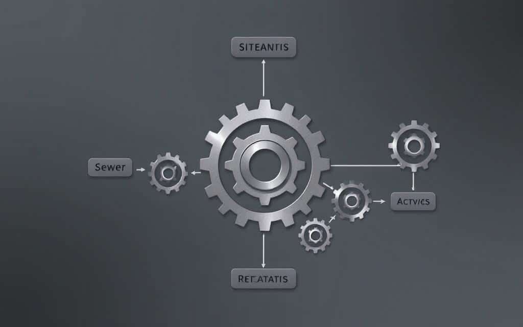 intention locks, scaling from row to table without blocking everyone: a sleek, minimalist diagram depicting the interconnected relationships between database objects, represented by a series of interlocking gears or cogs. The foreground features the key components - a central gear surrounded by smaller cogs, all intricately interlocked, symbolizing the intention locking mechanism. Muted metallic tones, clean lines, and a sense of precision convey the technical, engineering-driven nature of the subject. The middle ground showcases the flow and interaction between these components, while the background hints at the larger database architecture, creating a cohesive, visually compelling illustration to accompany the article's technical exploration of concurrency control. intention locks, scaling from row to table without blocking everyone: a sleek, minimalist diagram depicting the interconnected relationships between database objects, represented by a series of interlocking gears or cogs. The foreground features the key components - a central gear surrounded by smaller cogs, all intricately interlocked, symbolizing the intention locking mechanism. Muted metallic tones, clean lines, and a sense of precision convey the technical, engineering-driven nature of the subject. The middle ground showcases the flow and interaction between these components, while the background hints at the larger database architecture, creating a cohesive, visually compelling illustration to accompany the article's technical exploration of concurrency control.